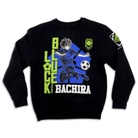 BLUELOCK - Bachira Jersey Crew Sweatshirt - Crunchyroll Exclusive! image number 0